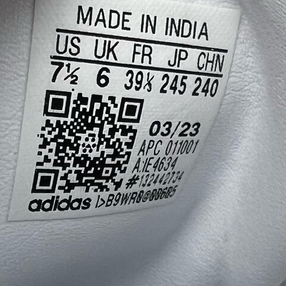 NIB Adidas Stan Smith Original White/Leopard Leather Sneakers - Picture 9 of 10